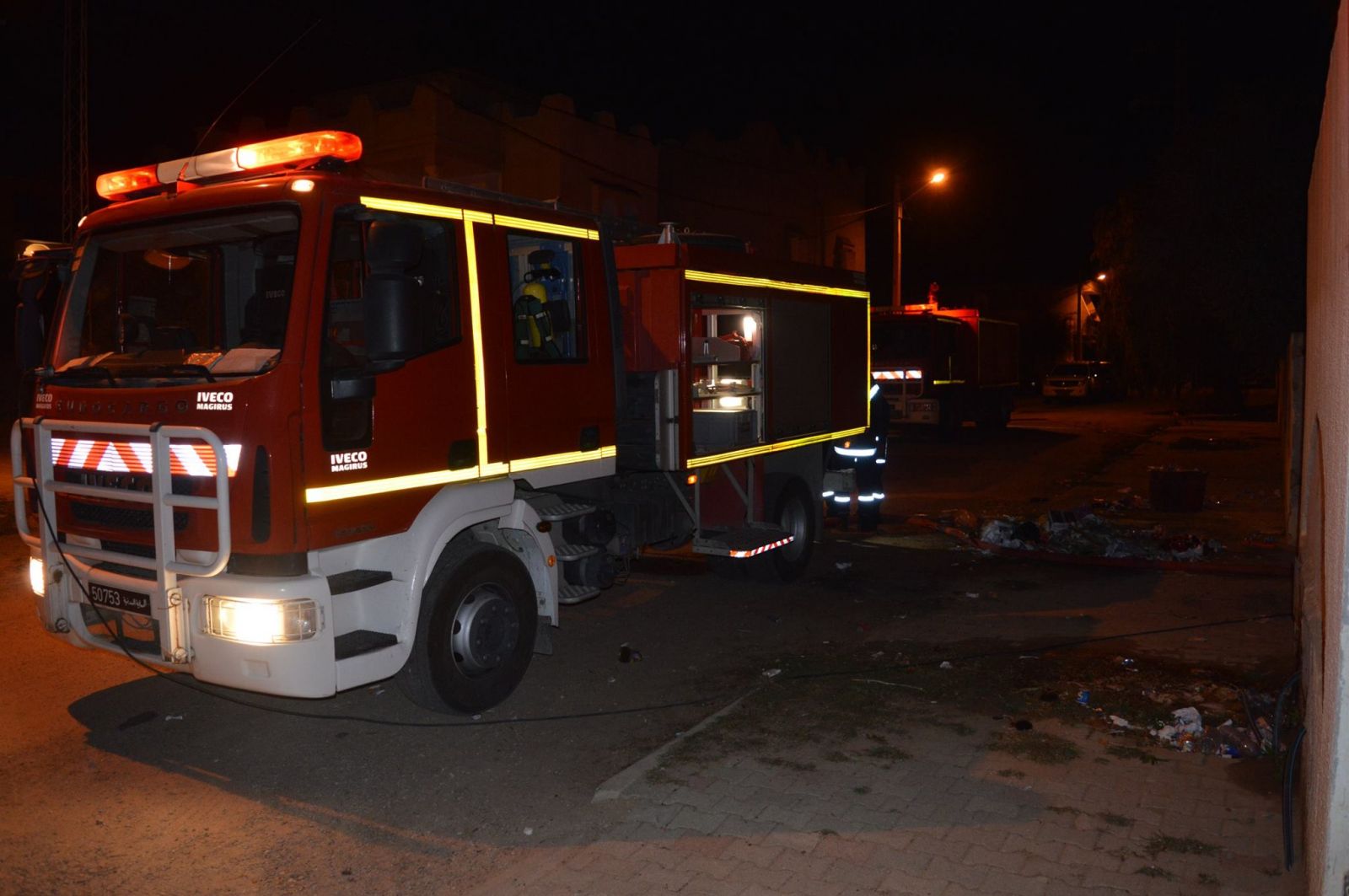 حريق بمبيت للإناث