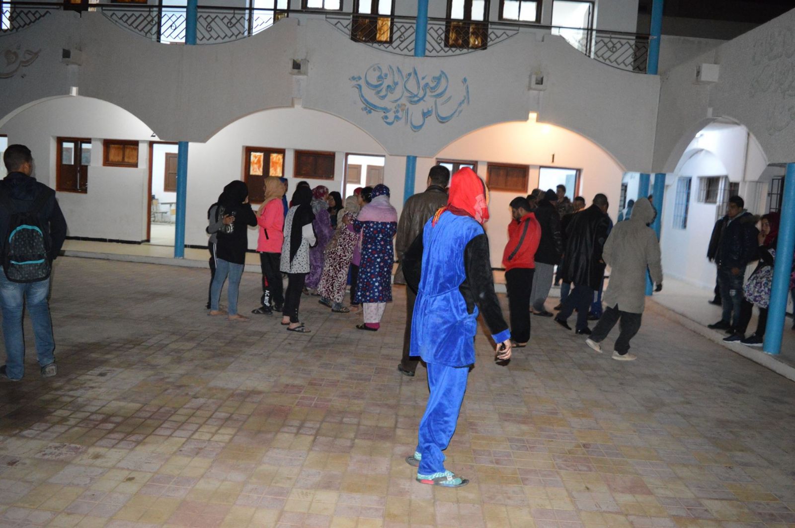 حريق بمبيت للإناث