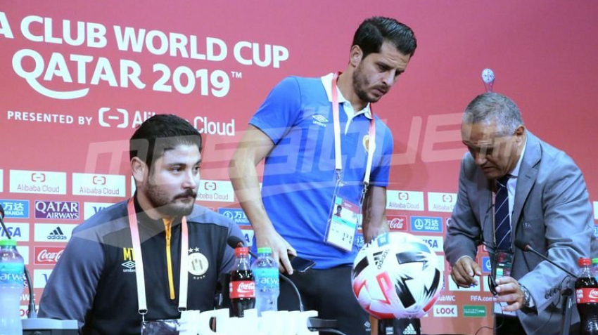 الندوة الصحفية للترجّي في الدوحة