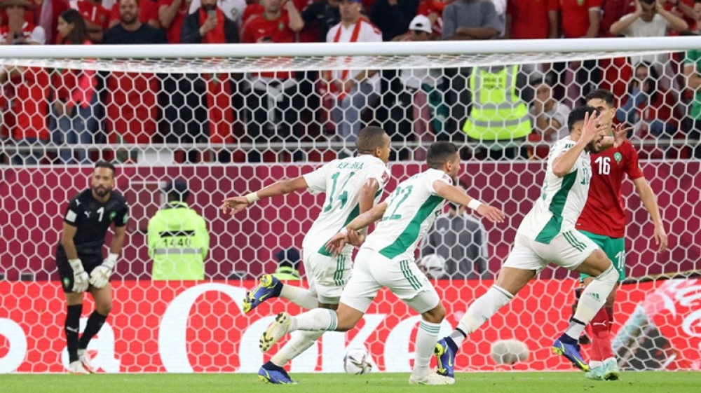 كأس العرب FIFA قطر 2021 : المغرب (2-2) الجزائر كأس العرب FIFA قطر 2021 : المغرب (2-2) الجزائر