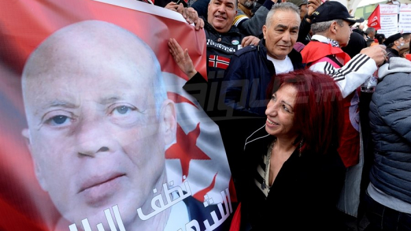 Harak 25 juillet: Manifestation de soutien à Saïed