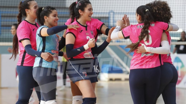 Finale de la Coupe de Tunisie de volleyball : Club féminin de Carthage (3/0) Club sportif sfaxien