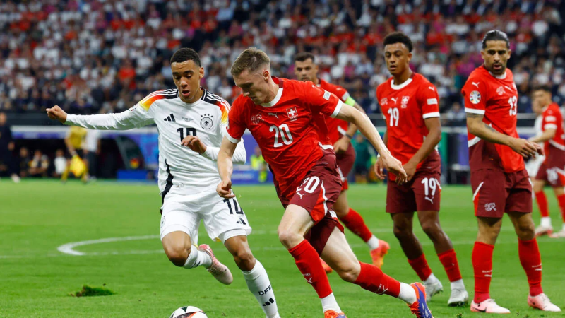 Euro: La Suisse était à deux minutes de détrôner l'Allemagne