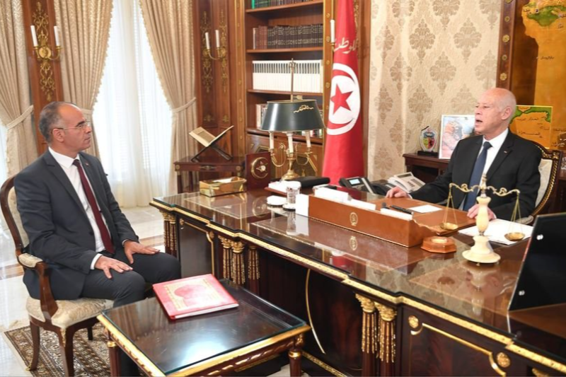 Kais Saied et Kamal Maddouri
