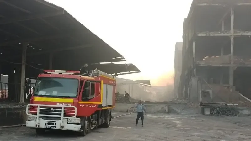 Incendie sfax