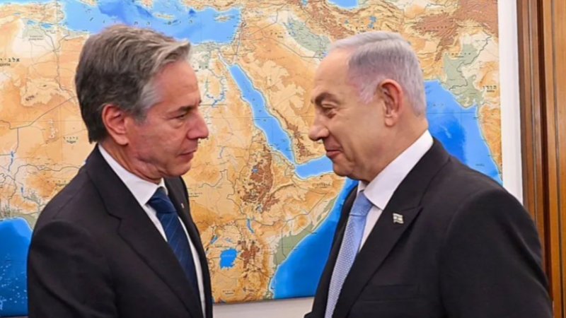 Antony Blinken et Benjamin Netanyahu