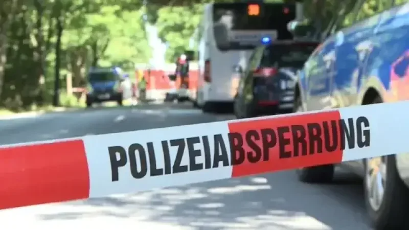 scène de crime en Allemagne