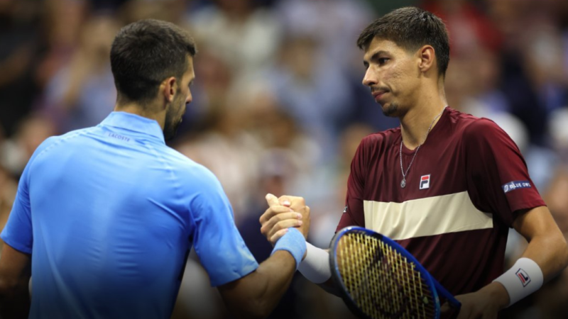 Nouvelle sensation à ľUS Open: Saison blanche pour Djokovic...