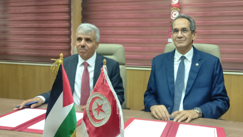 تونس وفلسطين توقعان اتفاقية تعاون في ...