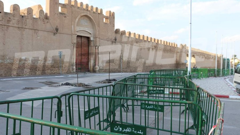 القيروان: وضع حواجز حديدية بسور المدينة ...