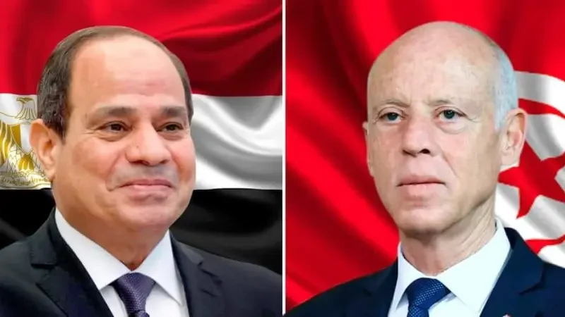 Kais Saied - Abdelfattah Al Sissi