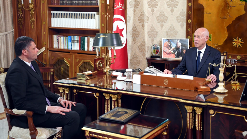 Kais Saied et Sofien Bessadok