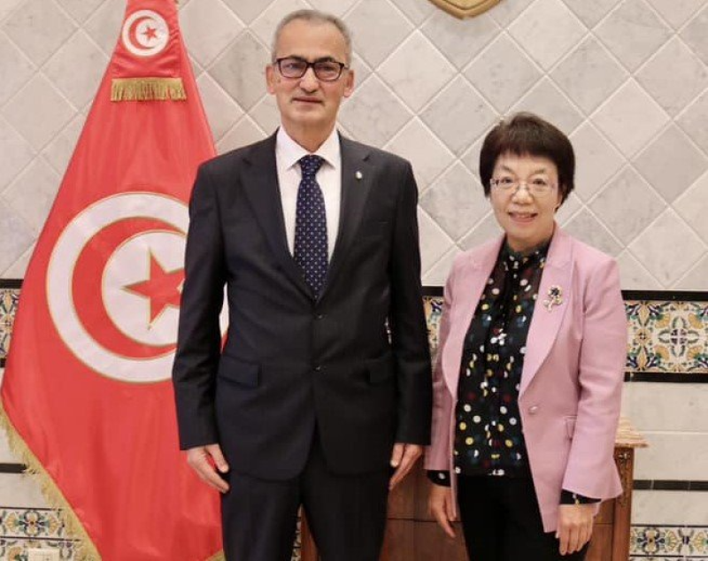 Ben Ayed et Sun Xuezhen