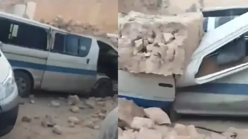 بعد سقوط الجدار الخارجي..غلق محطة ...