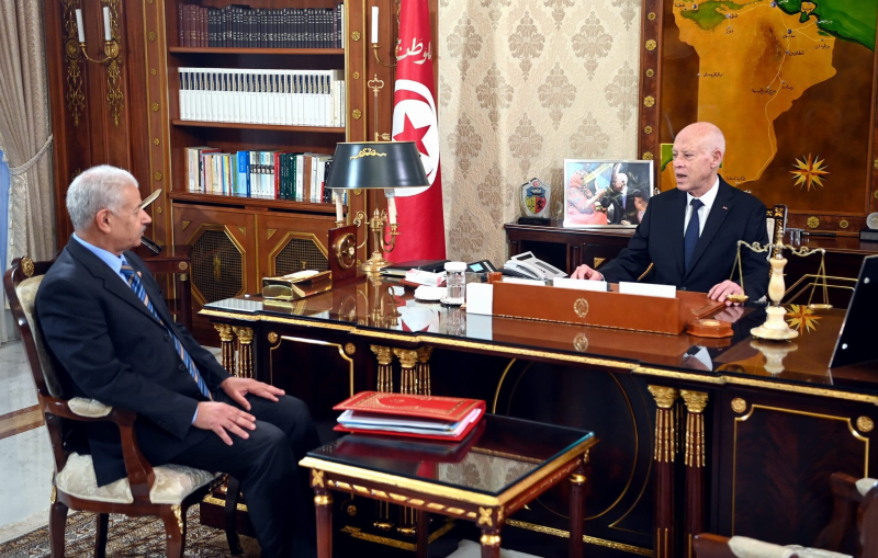 Kaïs Saïed et Samir Abid