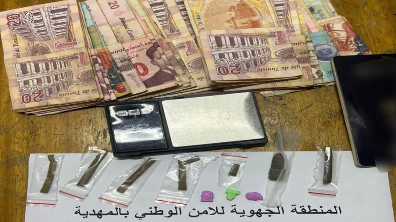 المهدية: القبض على طالبين بحوزتهما كمّية ...