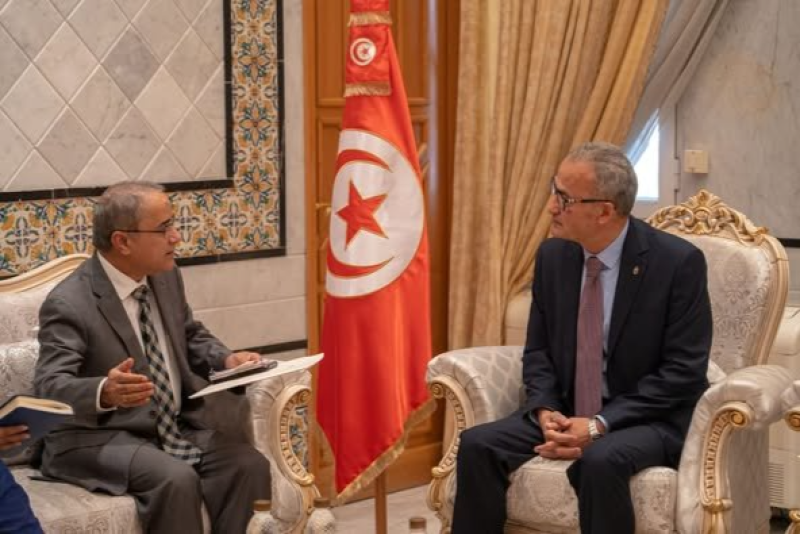 Mohamed Ben Ayed et l'ambassadeur du Pakistan