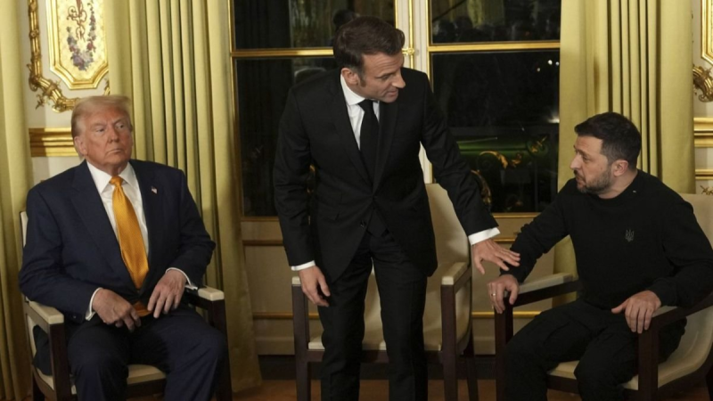 Macron - Trump - Zelensky