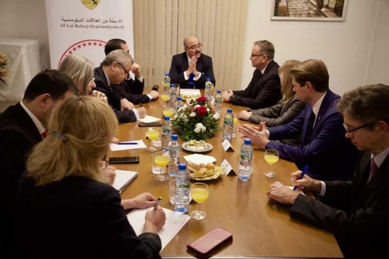 Nafti avec le président du Groupe d'amitié parlementaire polono-tunisien