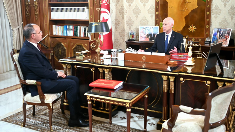 Saied et le chef du Gouvernement