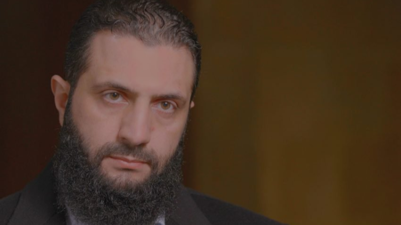 Al Joulani: 'Toutes les armes sous le contrôle de l'État'
