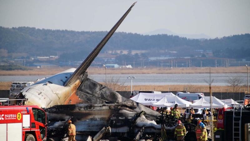 crash en Corée du Sud