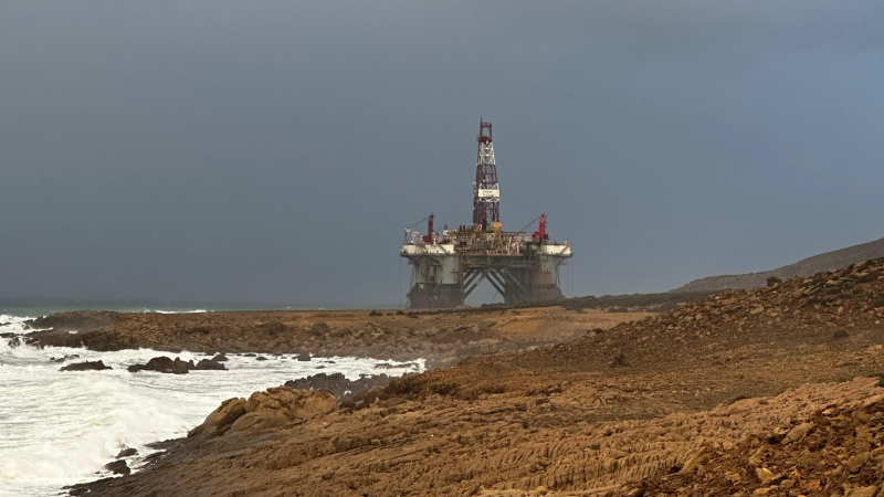 Plateforme pétrolière mobile