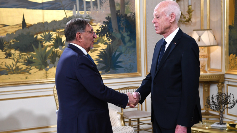 Kais Saied et le président du Sénat italien