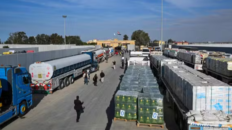 Camions à Gaza