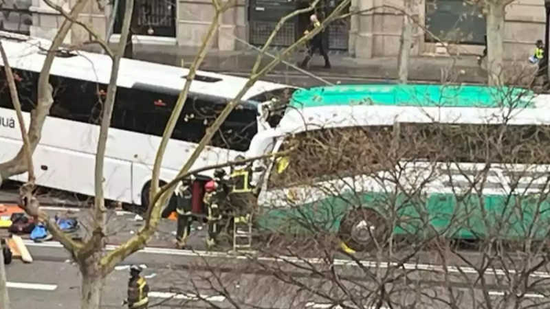 collision entre deux autocars