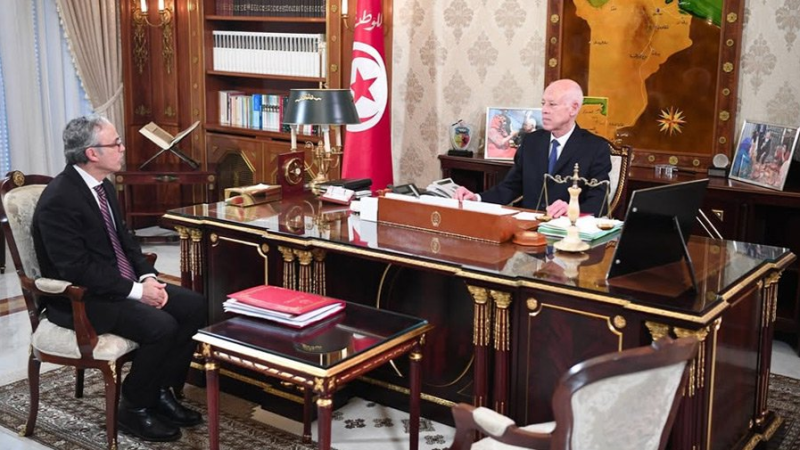 Kais Saied et  Issam Lahmar