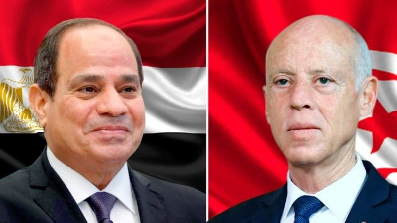 Kais Saïed et Abdelfattah Al-Sissi