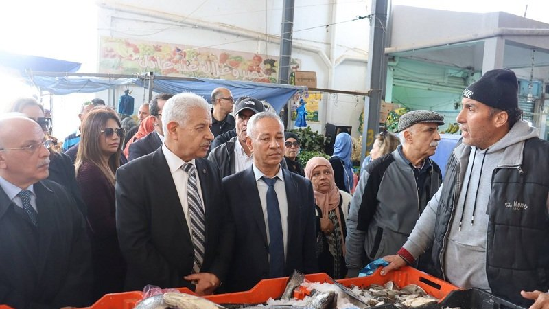 وزير التجارة في منوبة