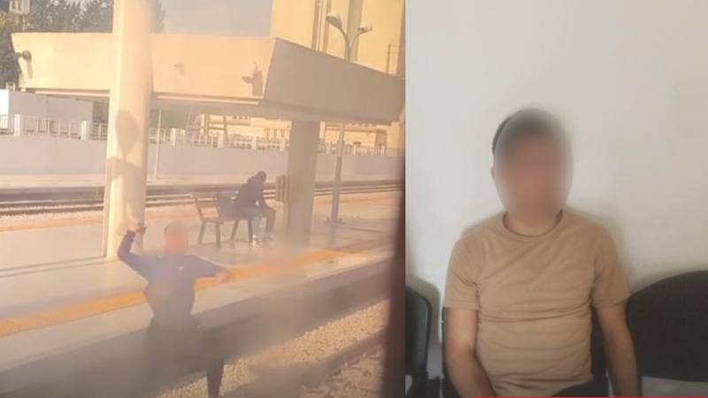 صوّره أحد المواطنين: القبض على شاب رشق ...