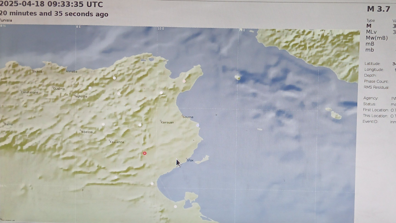 Expert en géologie : les risques sismiques en Tunisie restent faibles