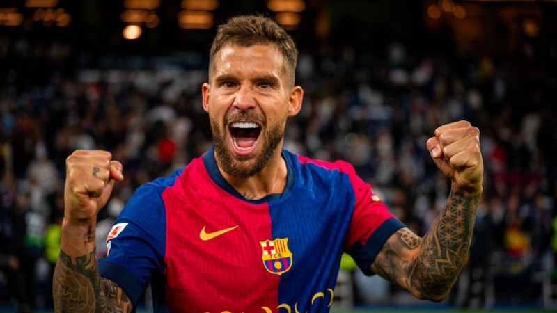 نجم دفاع برشلونة في النصر السعودي