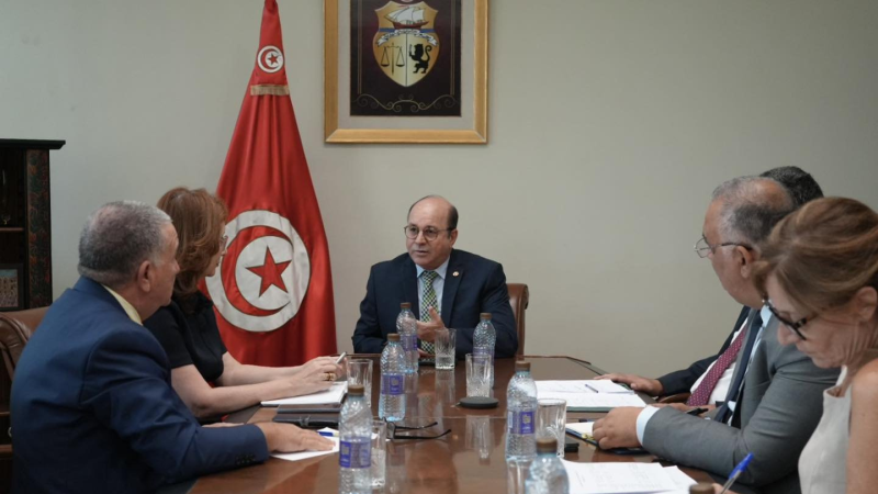 وزير السياحة يلتقي رئيسة جامعة النزل ورئيس جامعة وكالات الأسفار