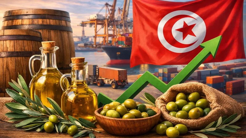 ارتفاع صادرات زيت الزيتون التونسي خلال الأشهر الأولى من موسم 2026/2025