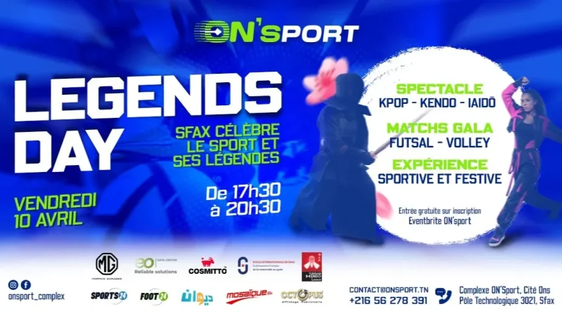 Sfax célèbre le sport et ses légendes dans complexe ON’Sport