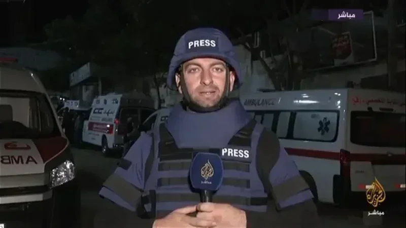 Gaza: Le journaliste d'Al Jazeera Mohammed Washah tombe en martyr...