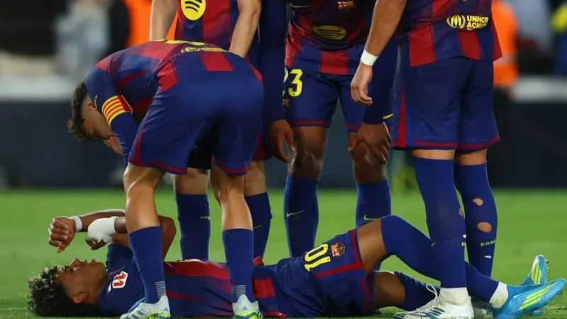 بطولة إسبانيا: برشلونة يقترب من حسم اللقب وإصابة يامال تقلقه
