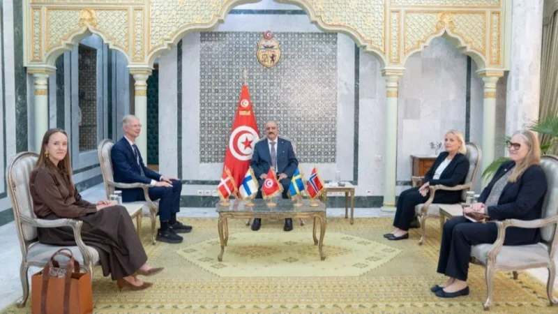 وزير الخارجية يعقد جلسة عمل مع سفراء دول شمال أوروبا