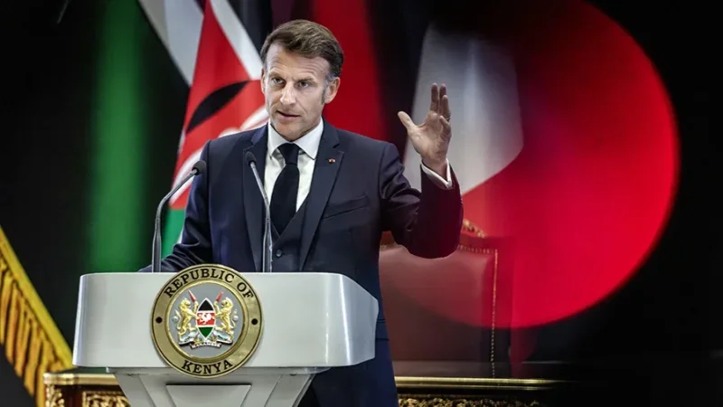 ماكرون يؤكد من كينيا أن حقبة النفوذ الفرنسي في إفريقيا انتهت