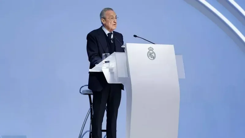 رئيس ريال مدريد فلورنتينو بيريز يدعو إلى انتخابات ويترشح مجددا