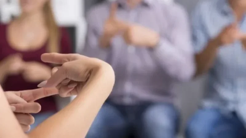 The Health Committee reviews a draft law to adopt sign language in various fields