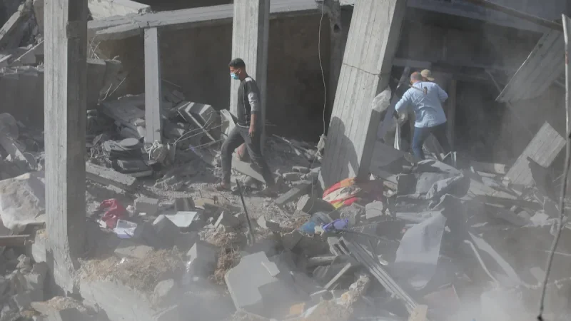 5 شهداء في غارة للاحتلال على موقع للشرطة شمال غزة