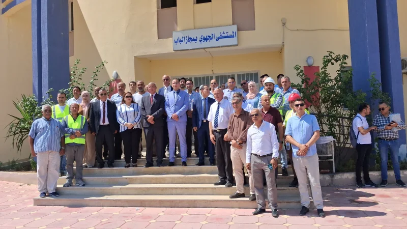 استئناف أشغال القسط الثالث بالمستشفى الجهوي بمجاز الباب