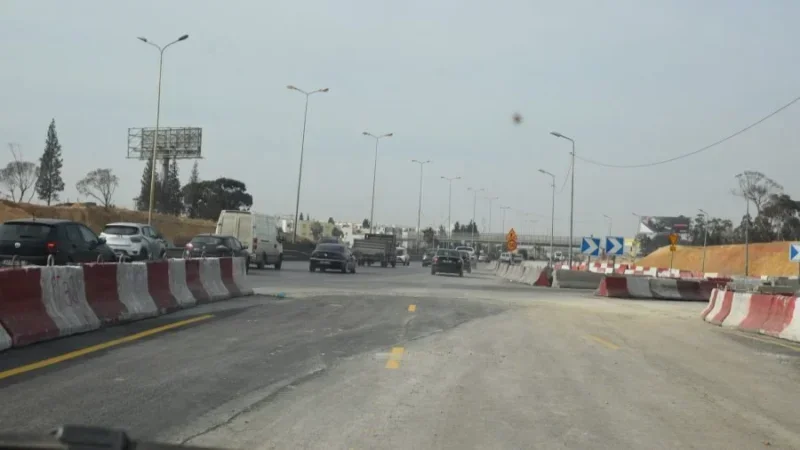 Démarrage de travaux routiers sur l'entrée sud de Tunis