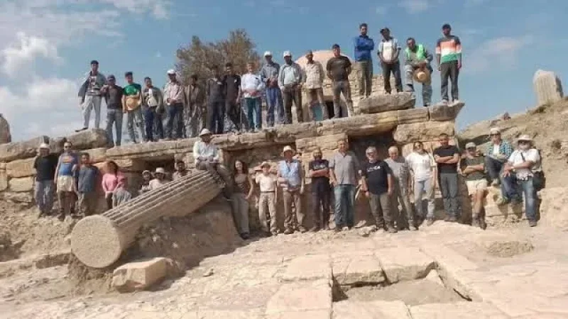 اكتشاف معالم رومانية ووندالية بموقع هنشير الماطرية في باجة