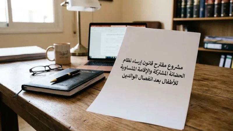 إحالة مشروع قانون 'الحضانة المشتركة والإقامة المتساوية' إلى البرلمان